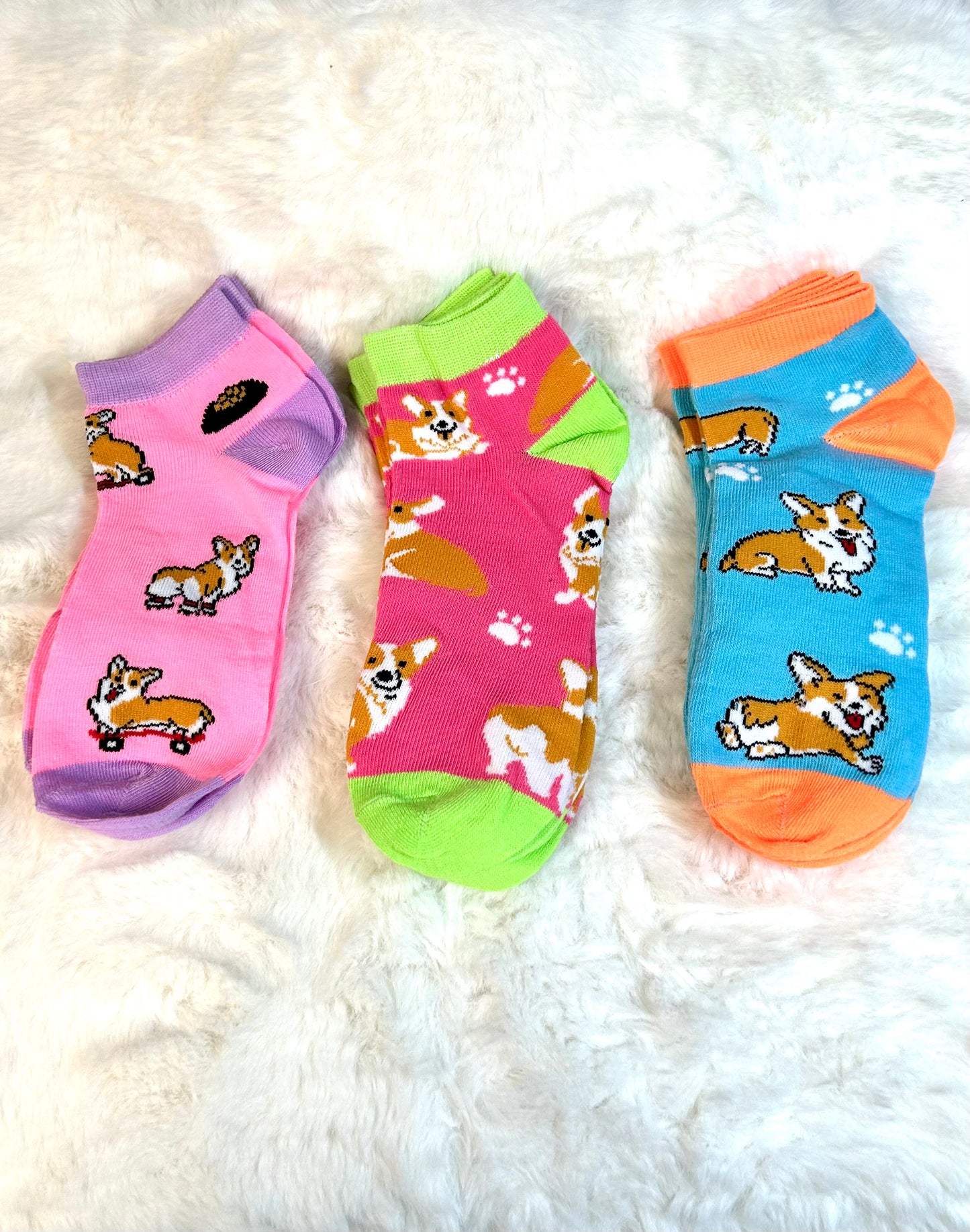 Corgi Ankle Socks