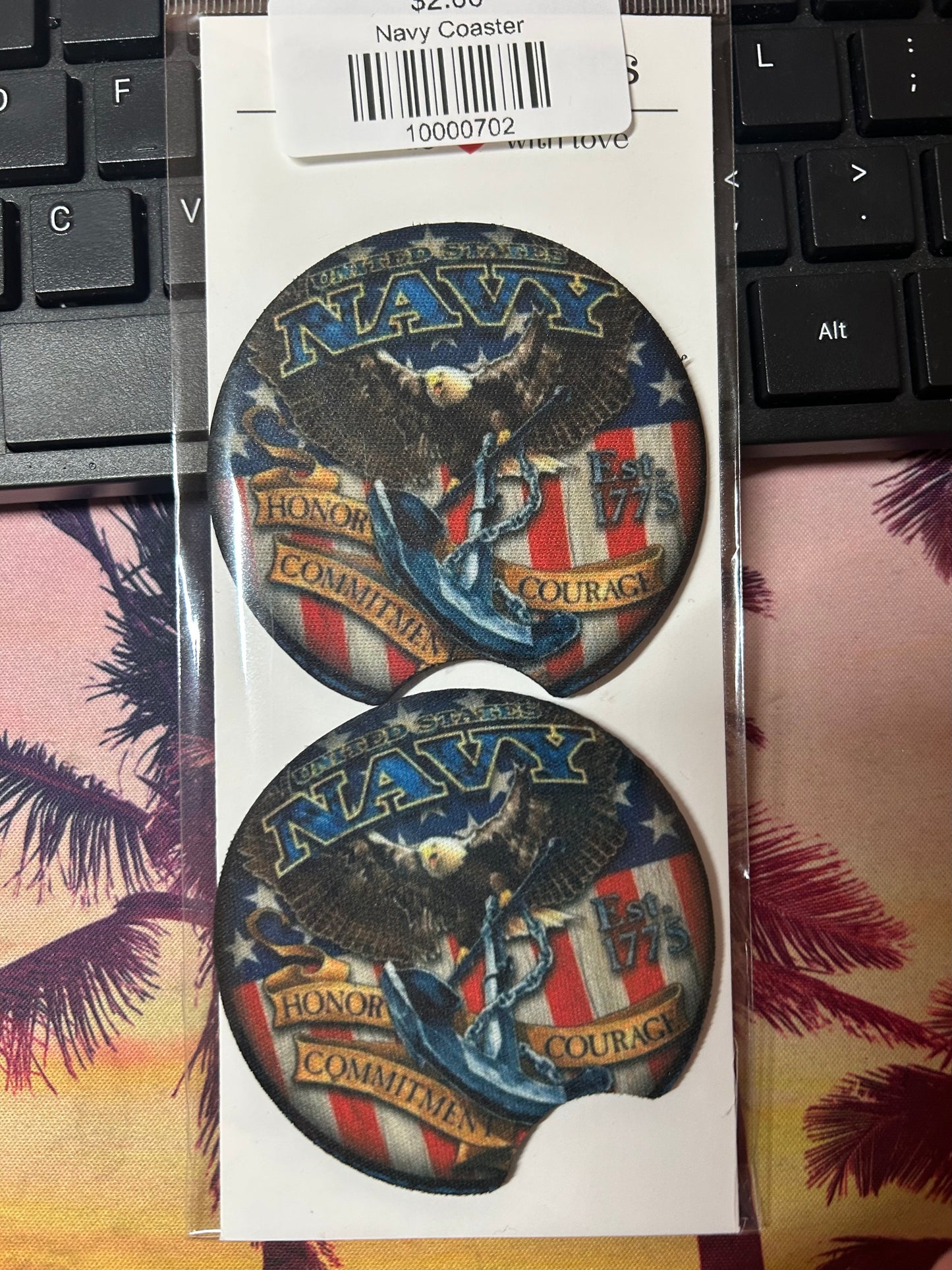 Navy Coaster