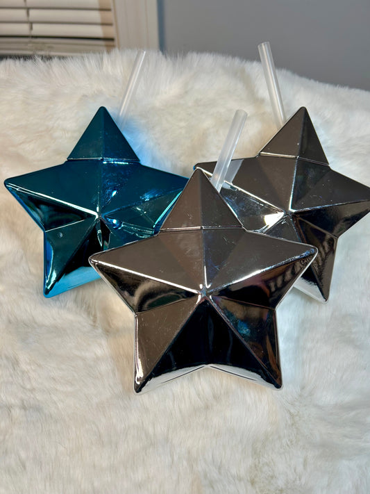 Star Cup W/Straw