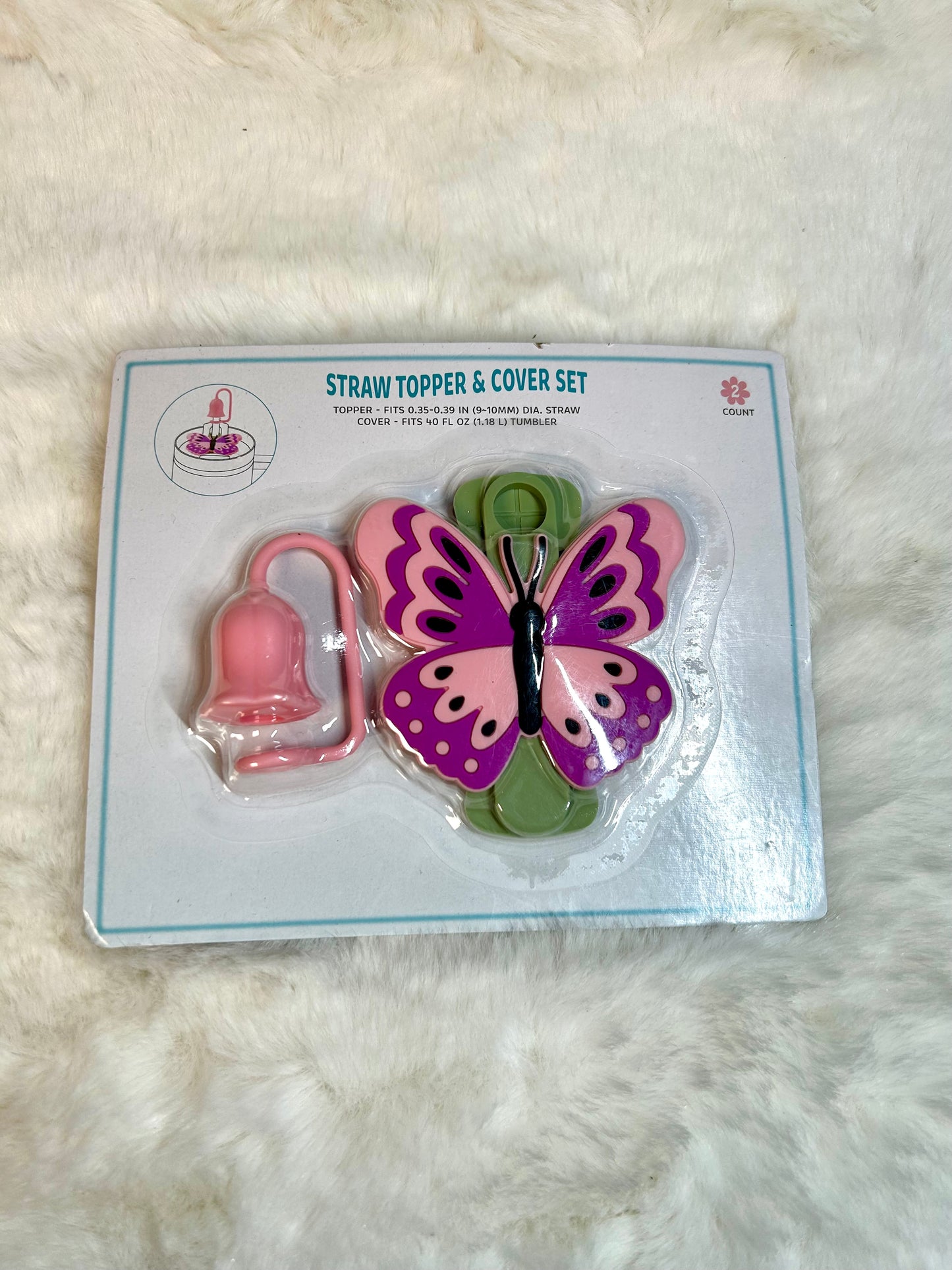 Straw Topper & Cover Set