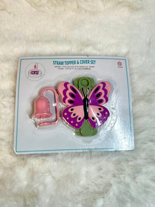Straw Topper & Cover Set