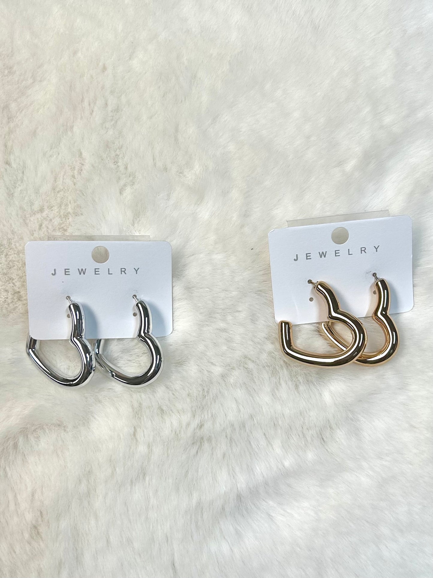 Bubble Heart Earrings