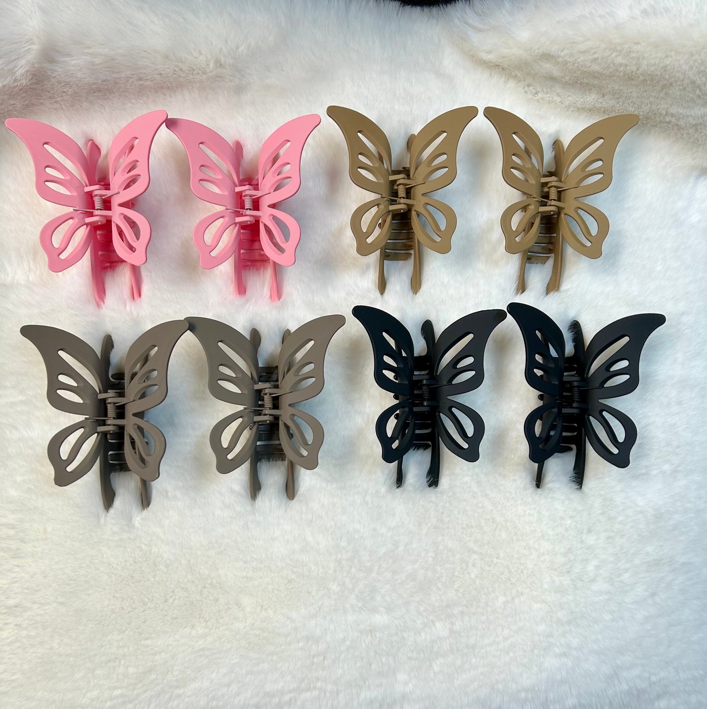 Large Butterfly Hair Claws