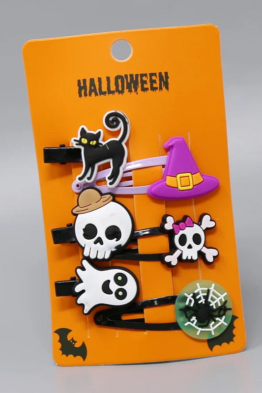 Halloween Barette Set-Cat