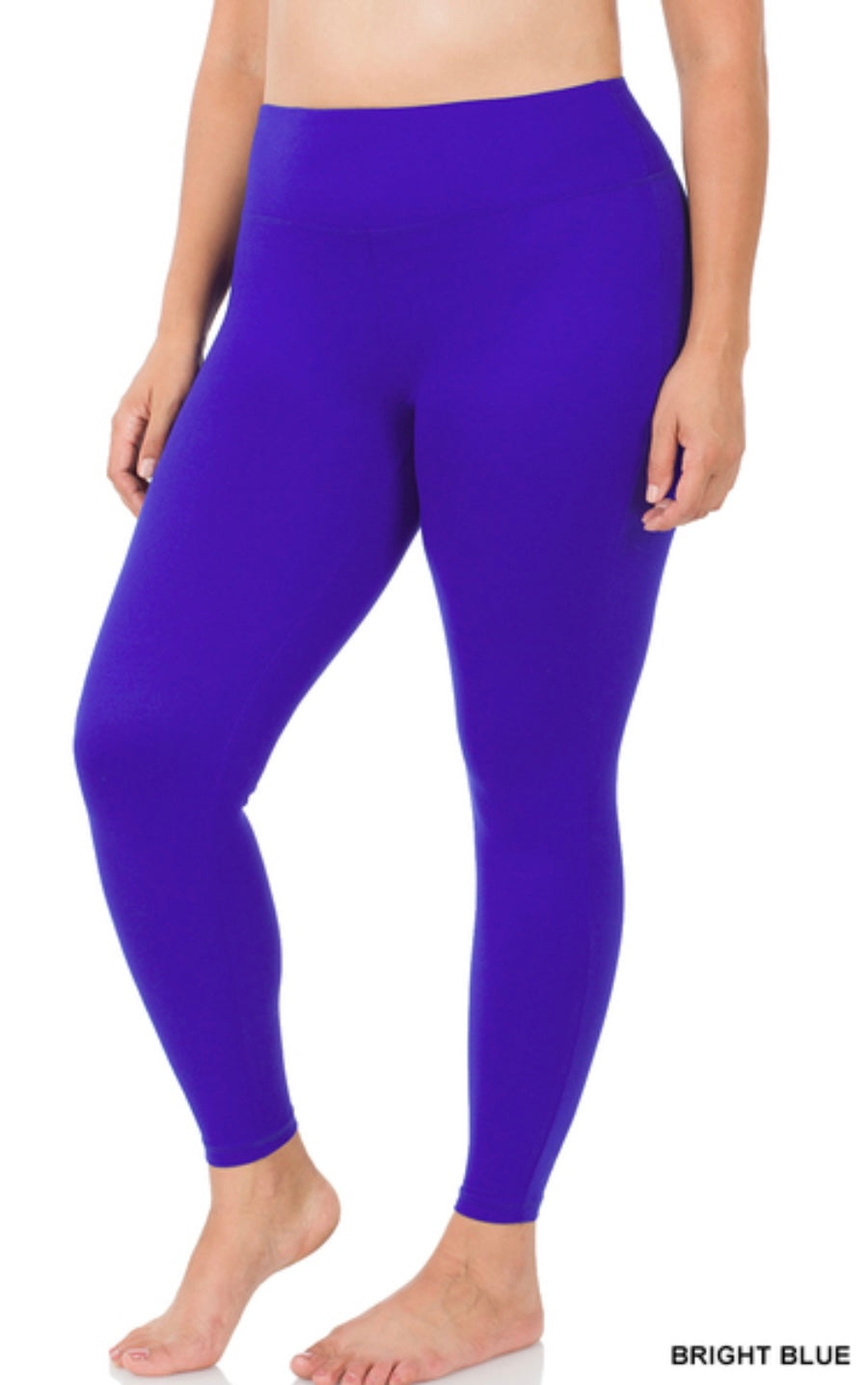 Zenana Premium Microfiber Wide Waistband Leggings