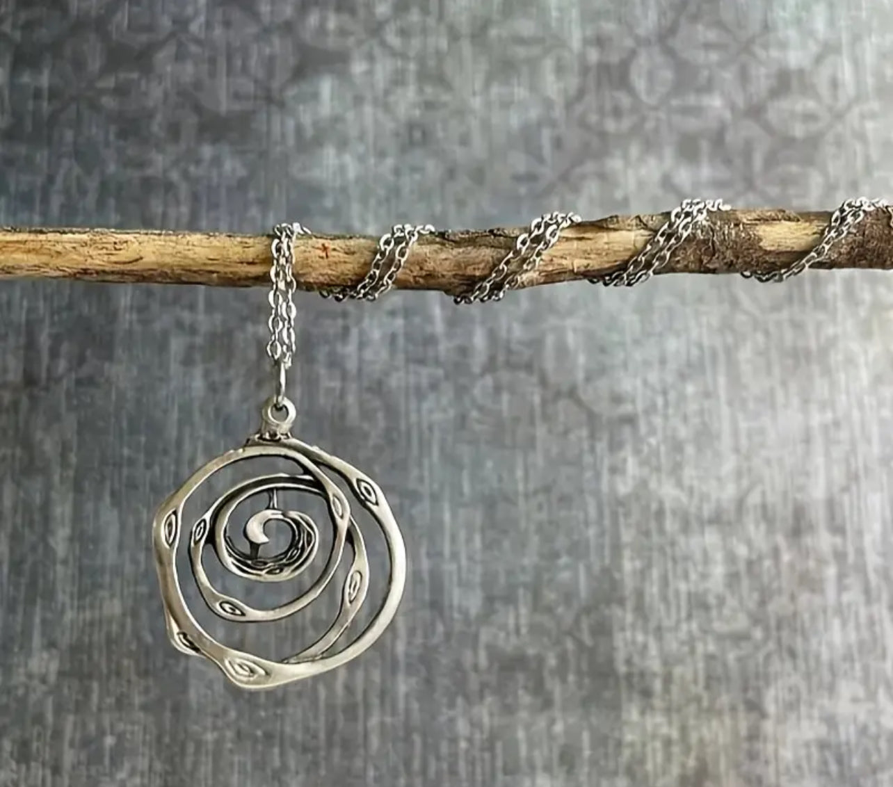 Spiral Necklace & Earring Set