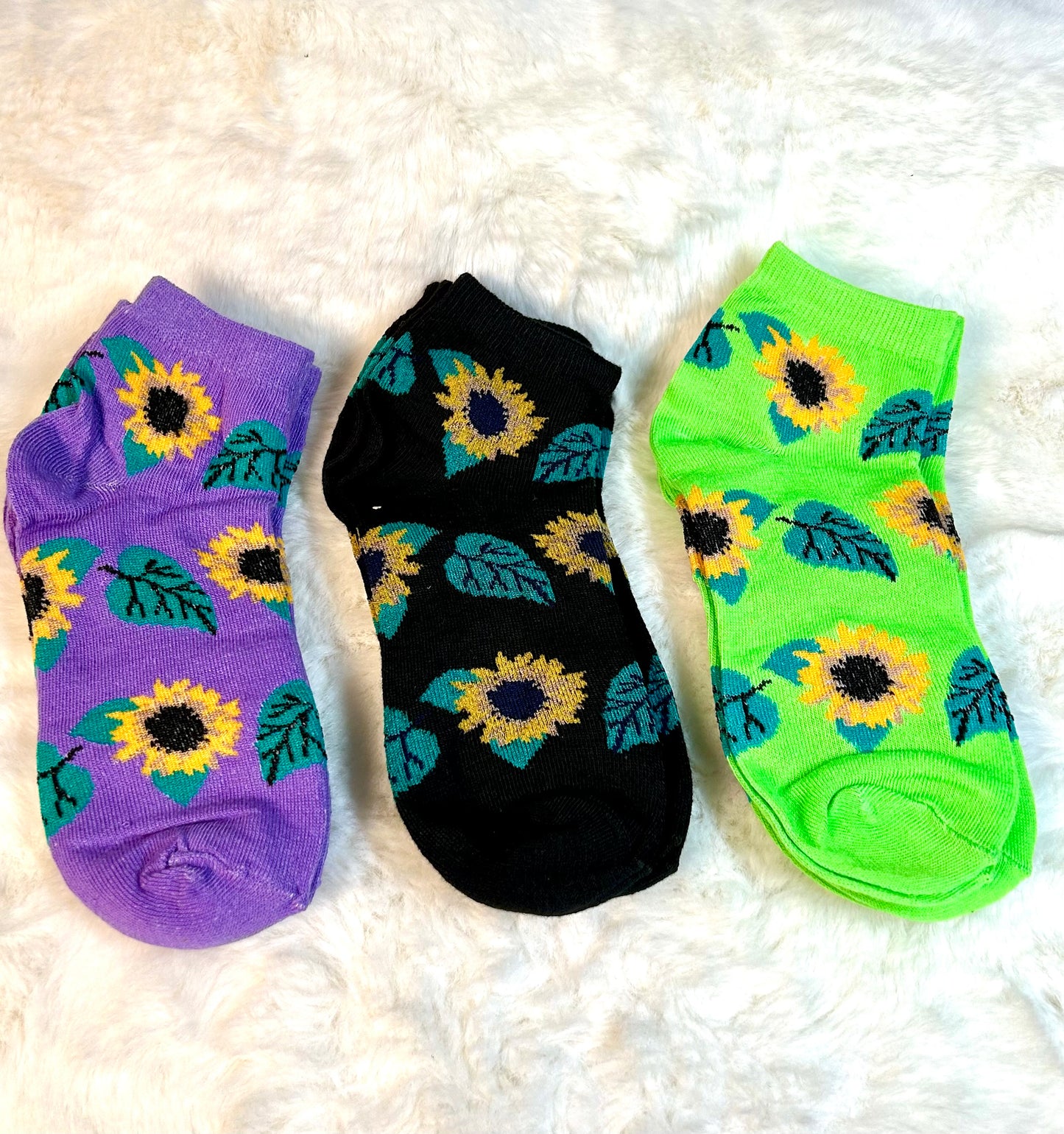 Sunflower Ankle Socks
