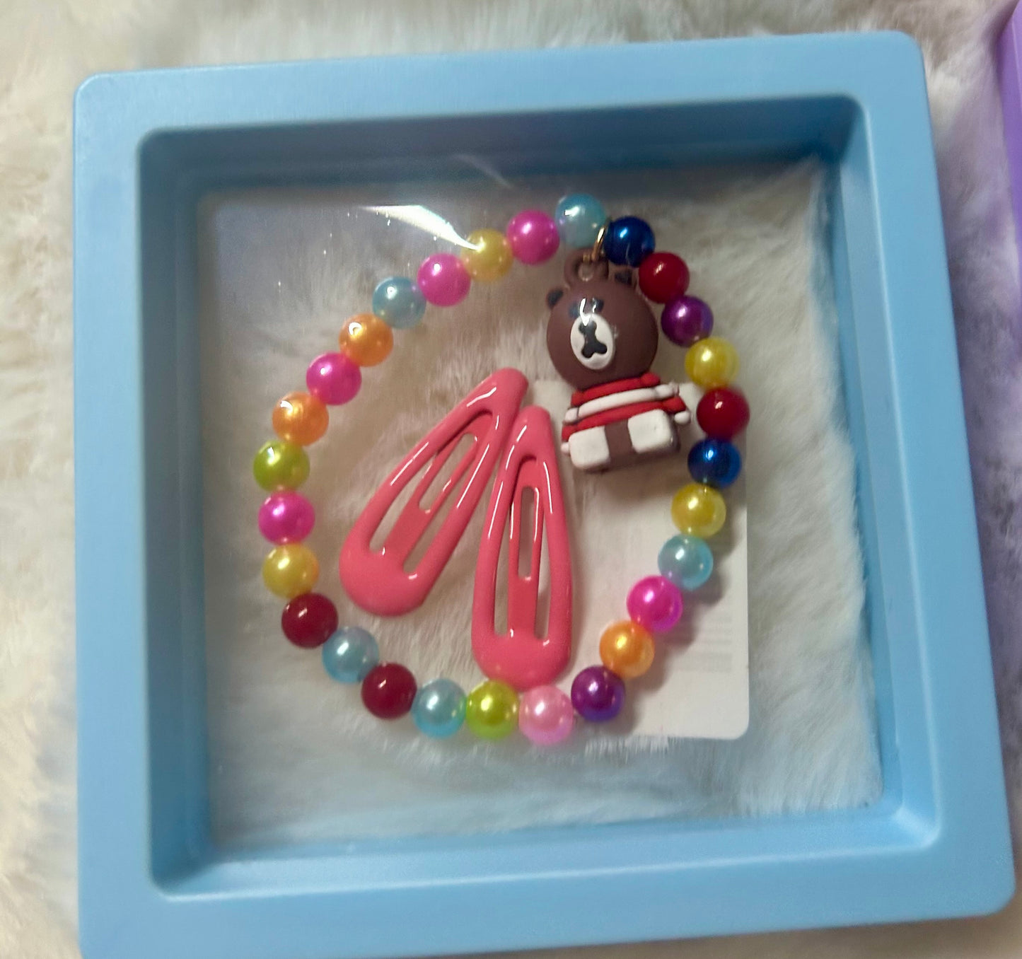 Children's Bracelet & Barette Set