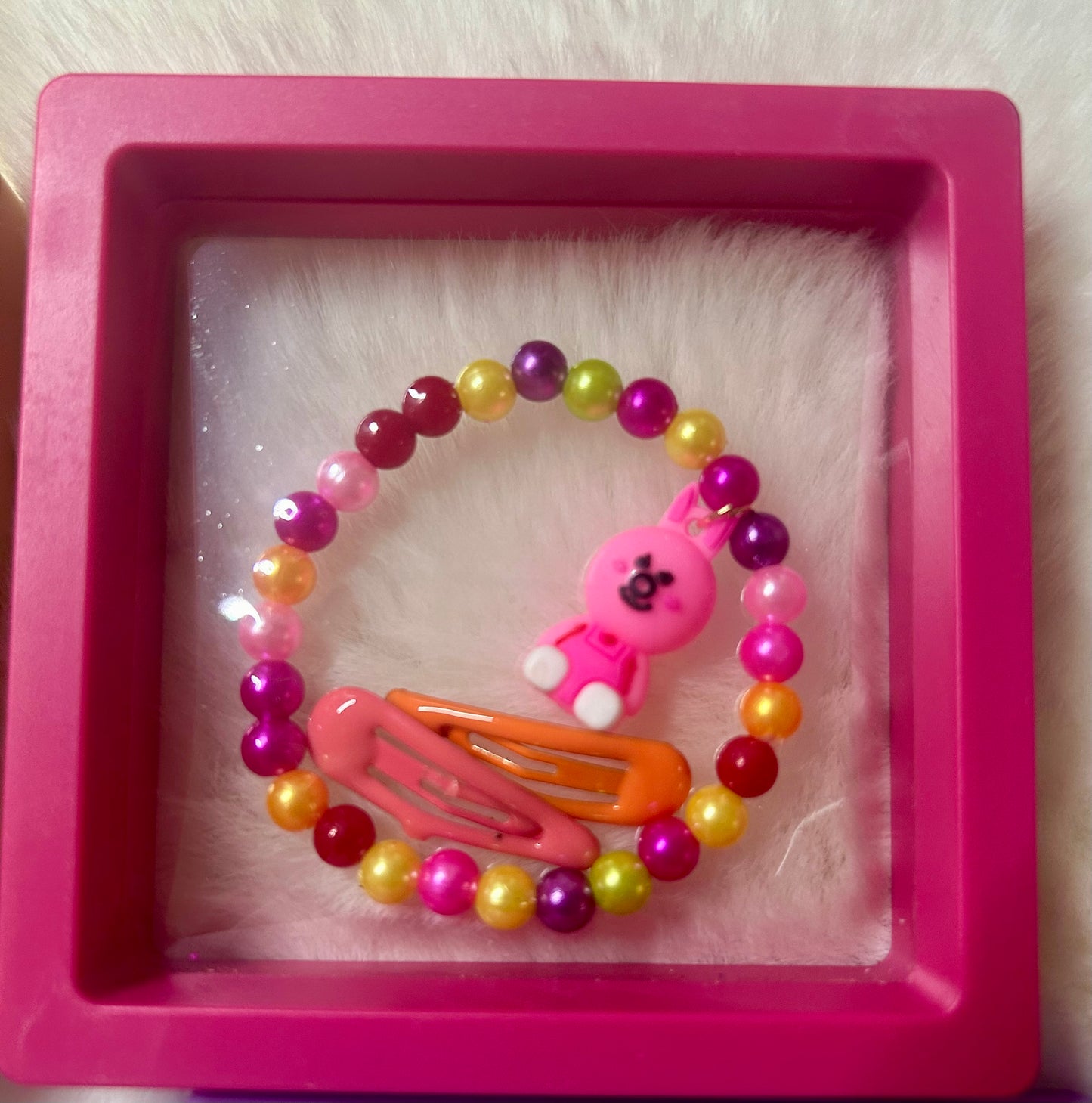 Children's Bracelet & Barette Set