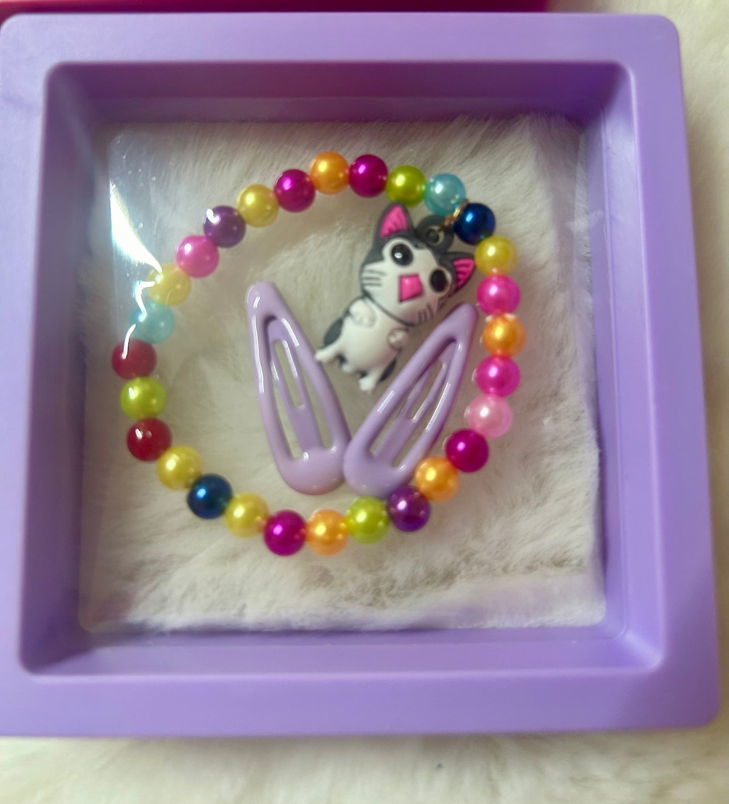 Children's Bracelet & Barette Set
