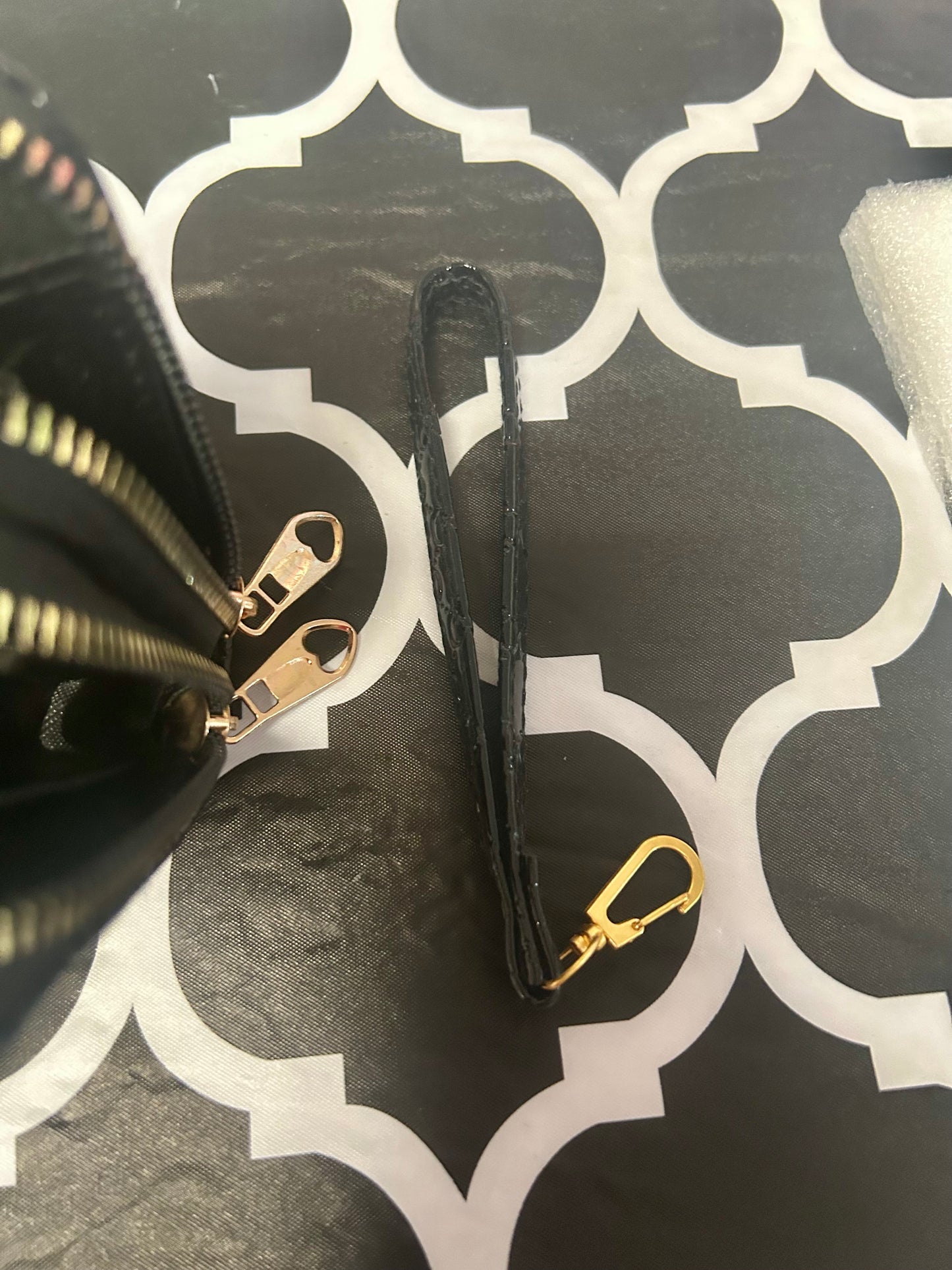 Patent Leather Wristlet