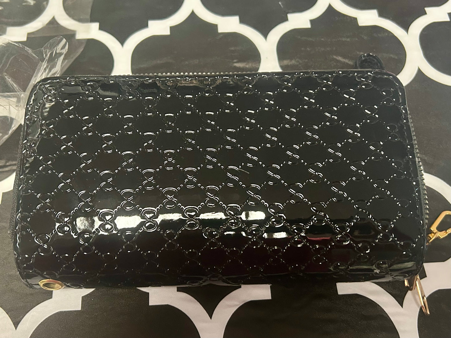 Patent Leather Wristlet
