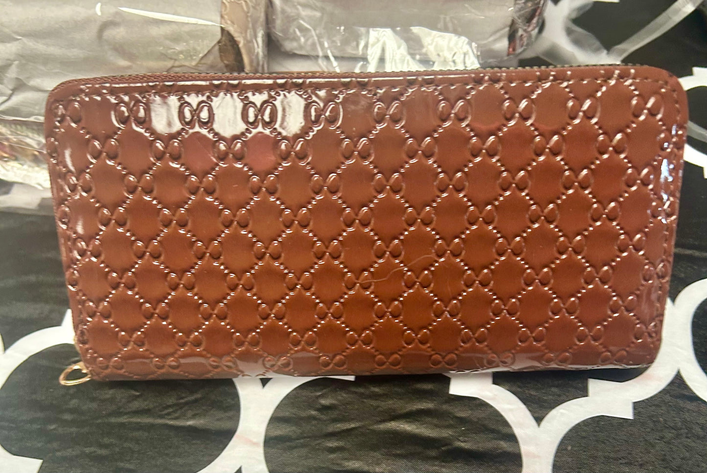 Patent Leather Wristlet