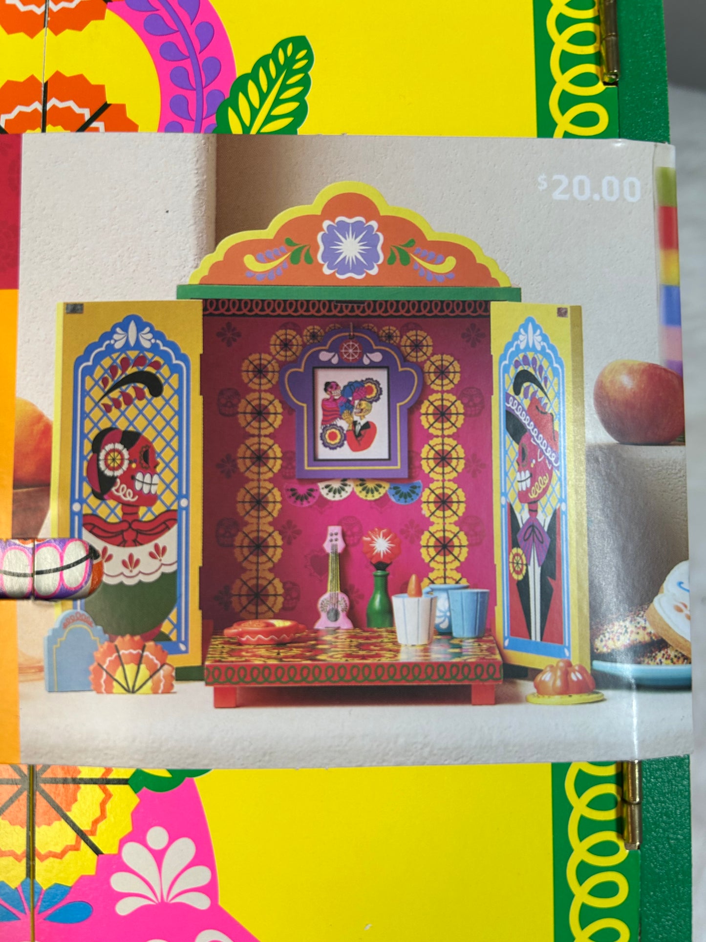 dia de muertos wood ofrenda box
