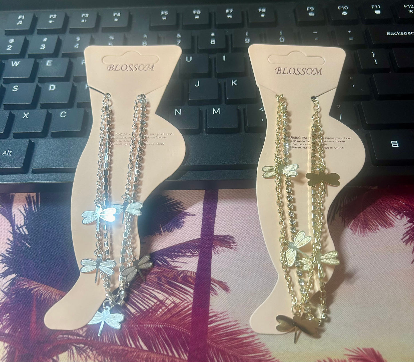 Dragonfly Anklets