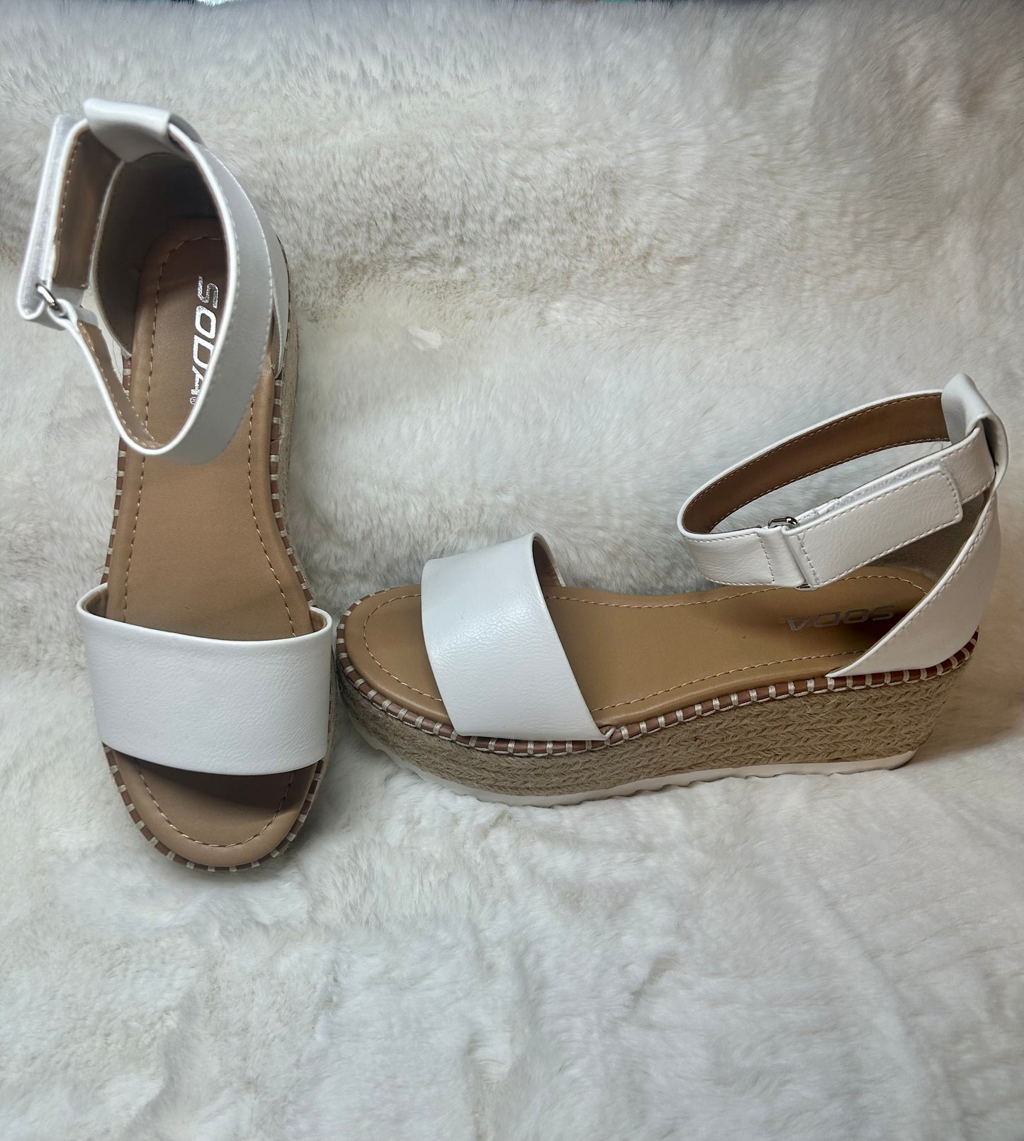 Soda Tuckin Platform Sandals