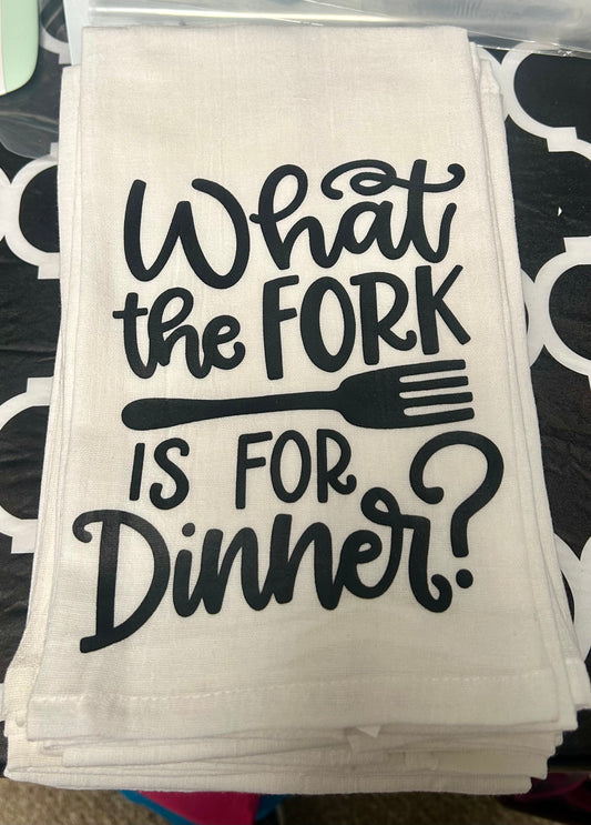 What The Fork Towel