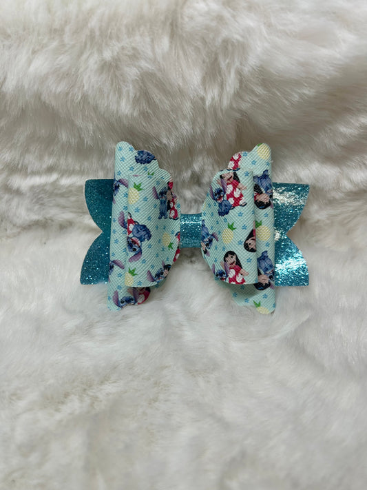 Moana & Stitch Hair Bow