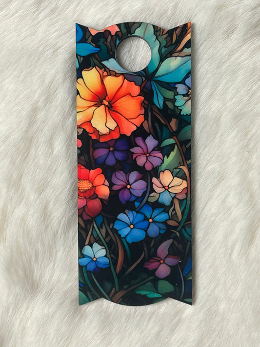 Floral Stained Glass Topper