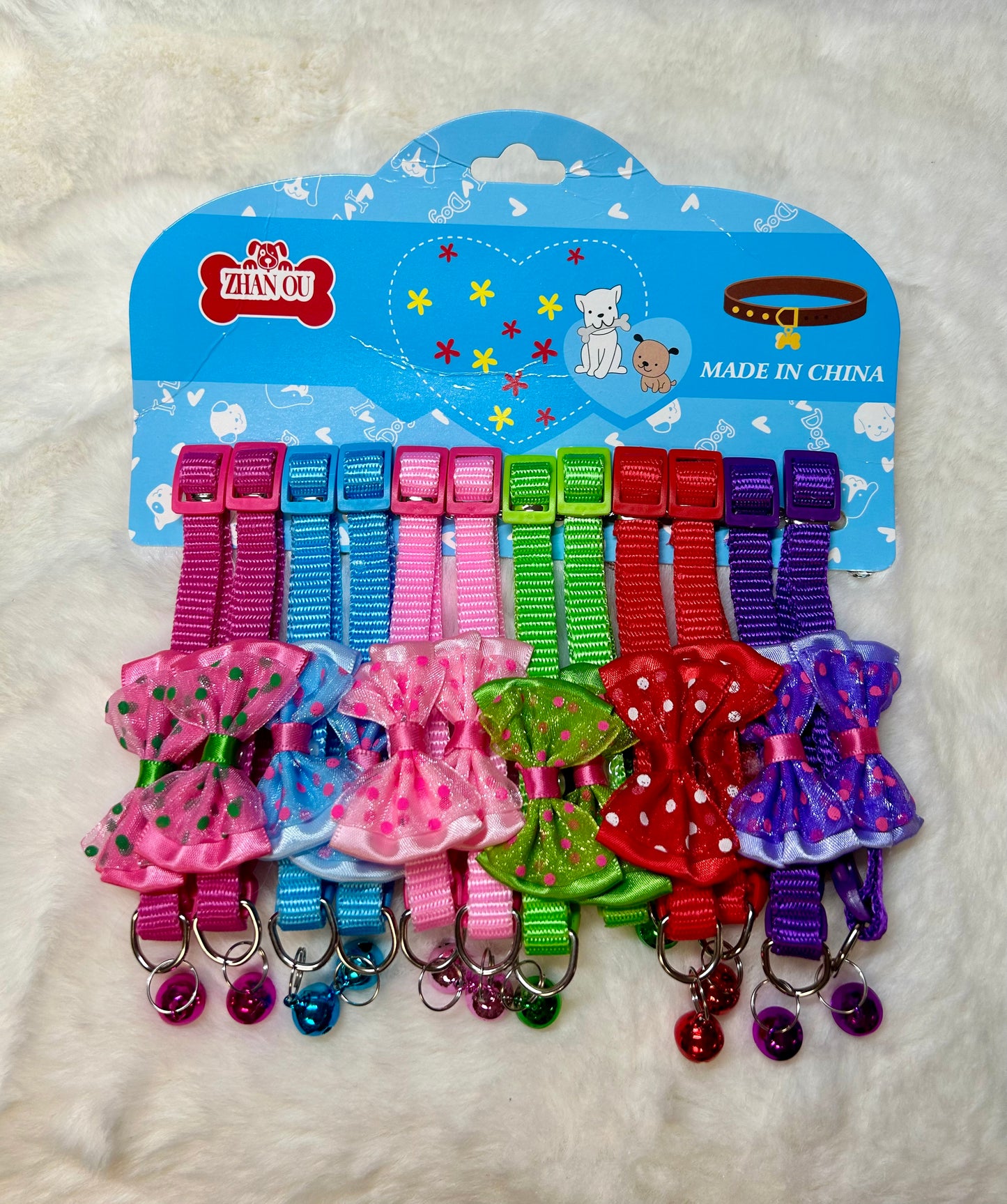 Pet Collar With Bow