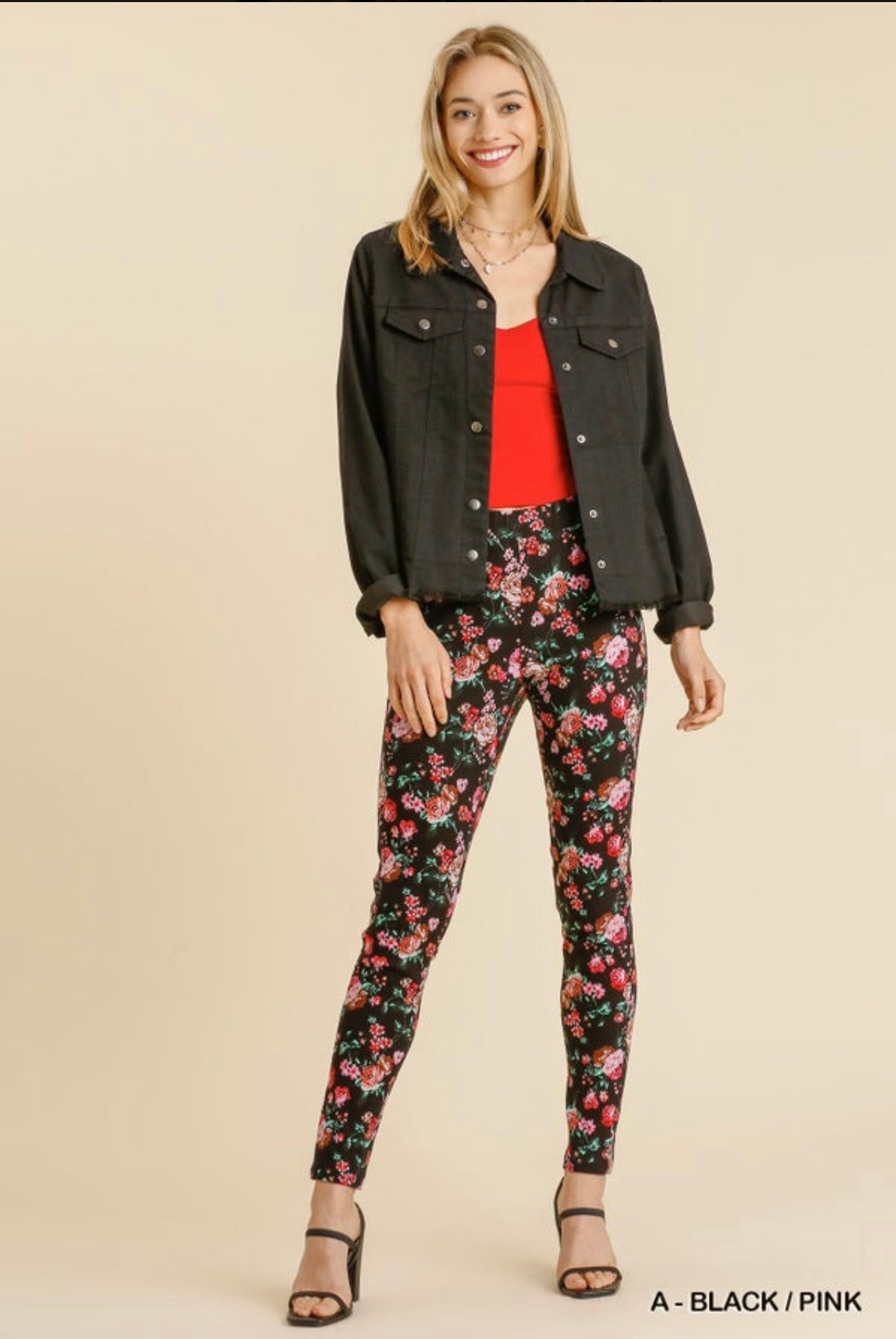 Floral Print Jeggings