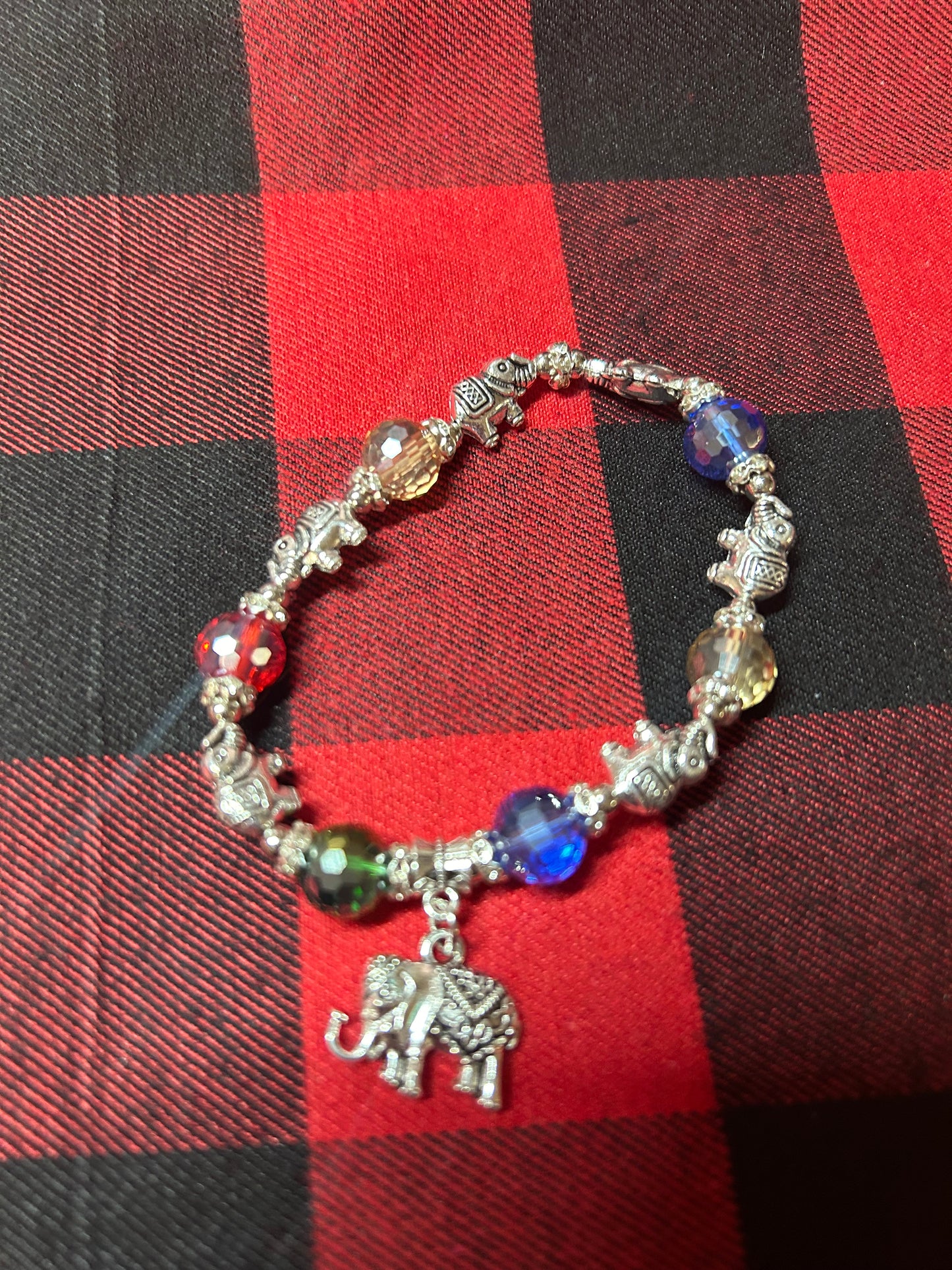 Elephant Charm Bracelet