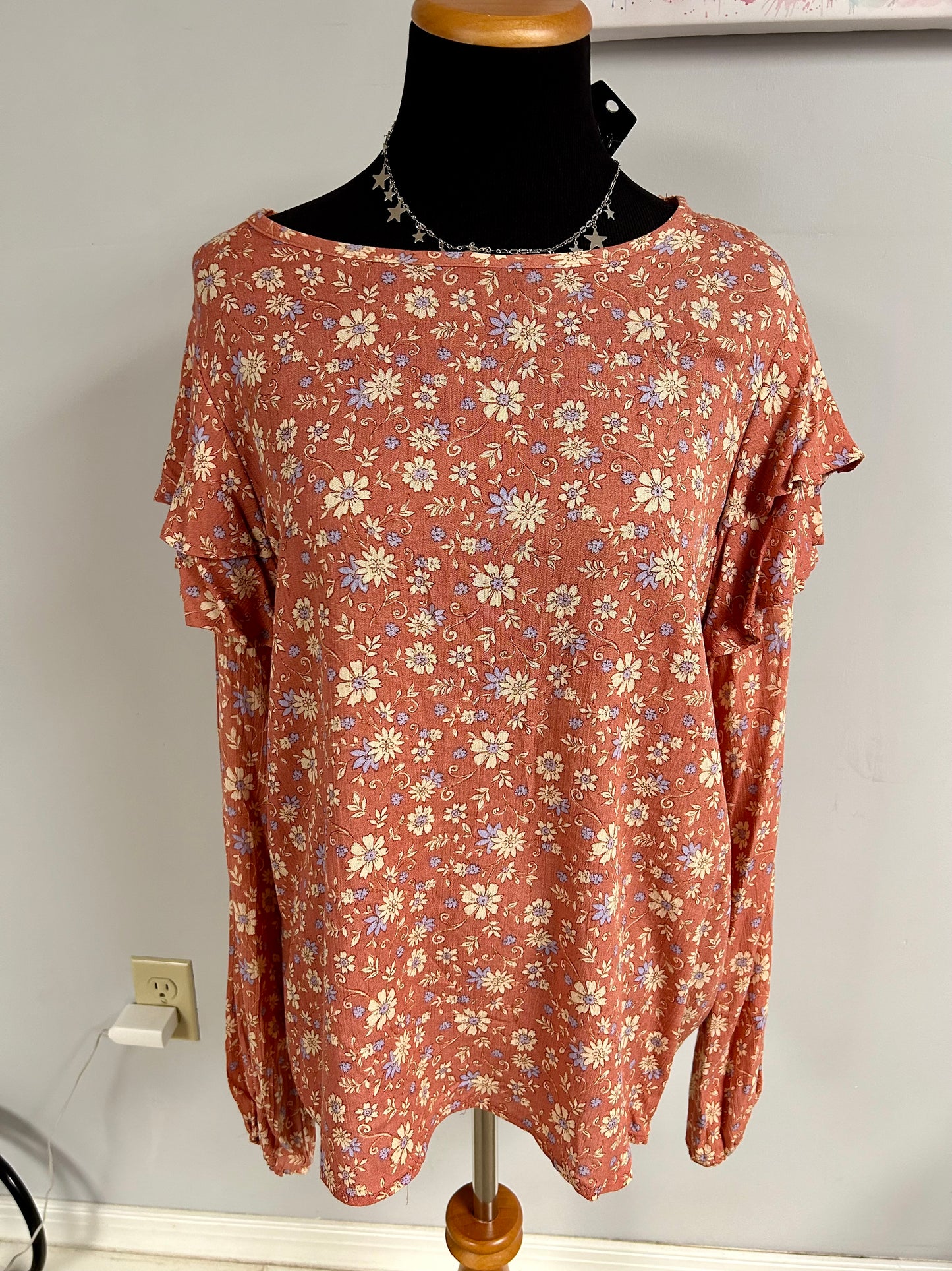 Floral Long Sleeve Blouse