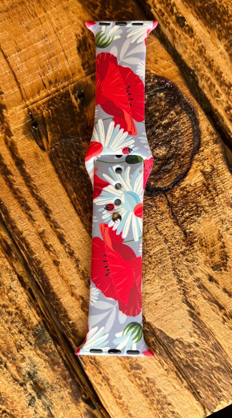 Floral Print Apple Watch Bands