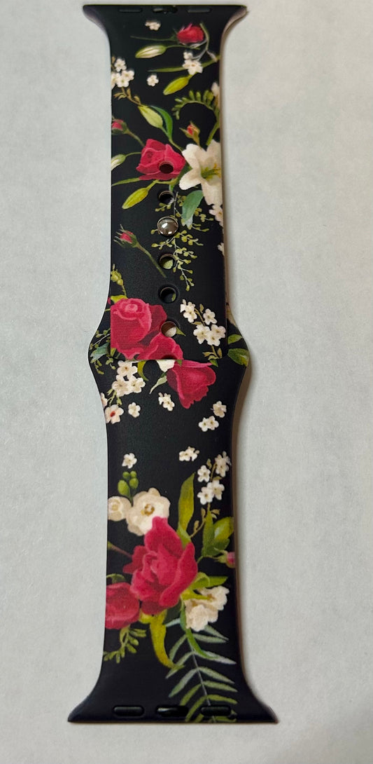Floral Print Apple Watch Bands