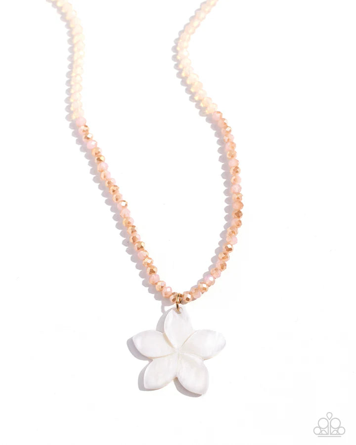 Handcrafted Hawaiian Pink Necklace