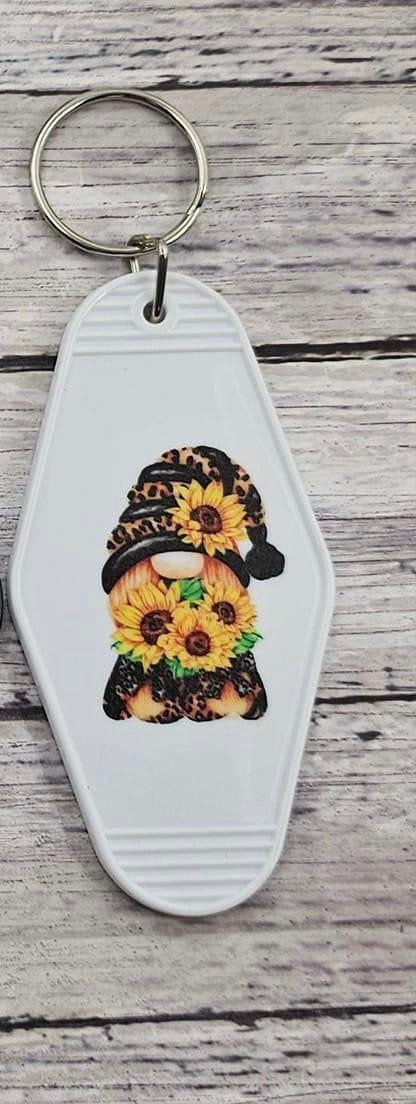 Gnome Hotel Style Key Chain