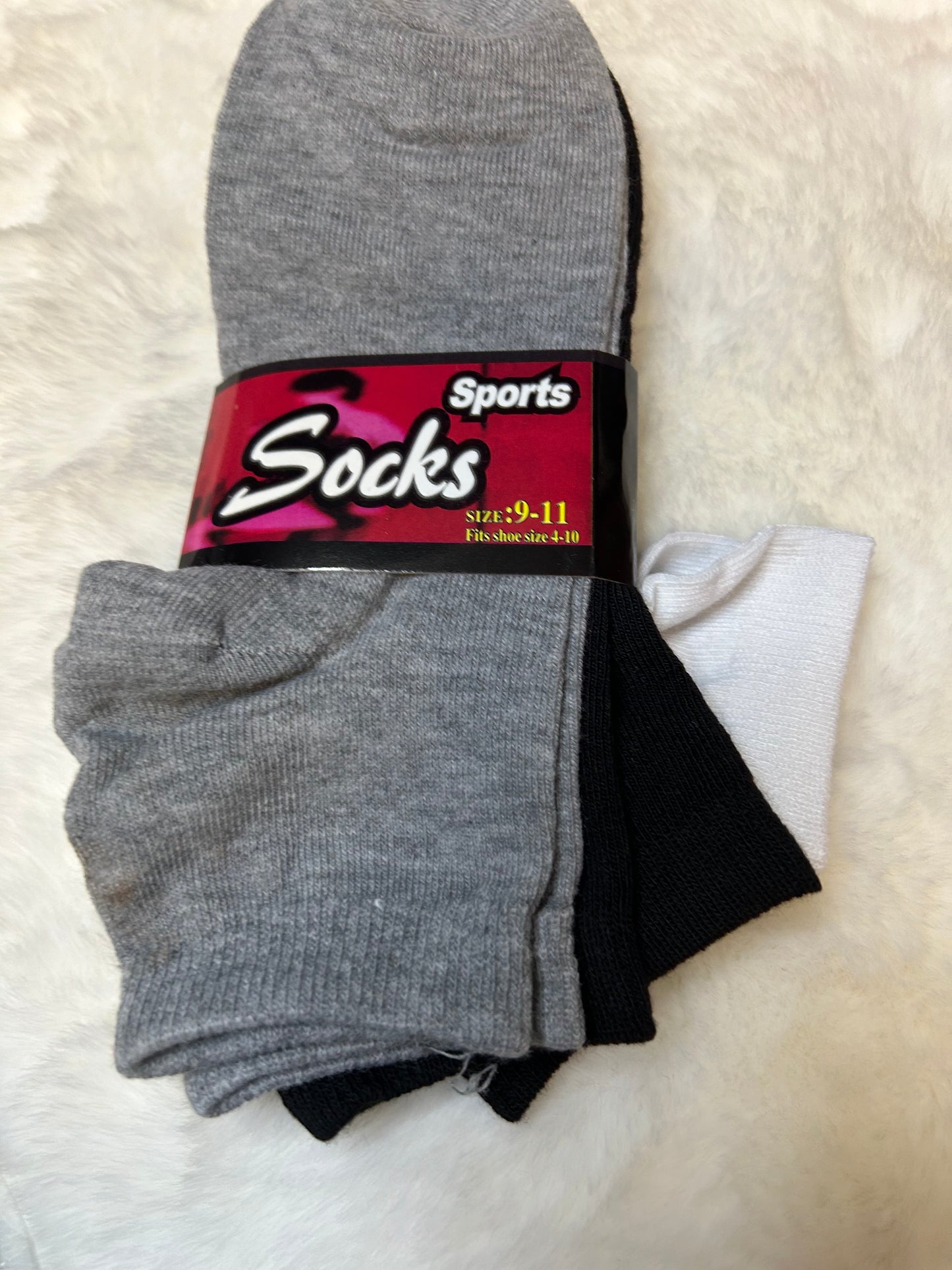 3 Pack Low Cut Socks
