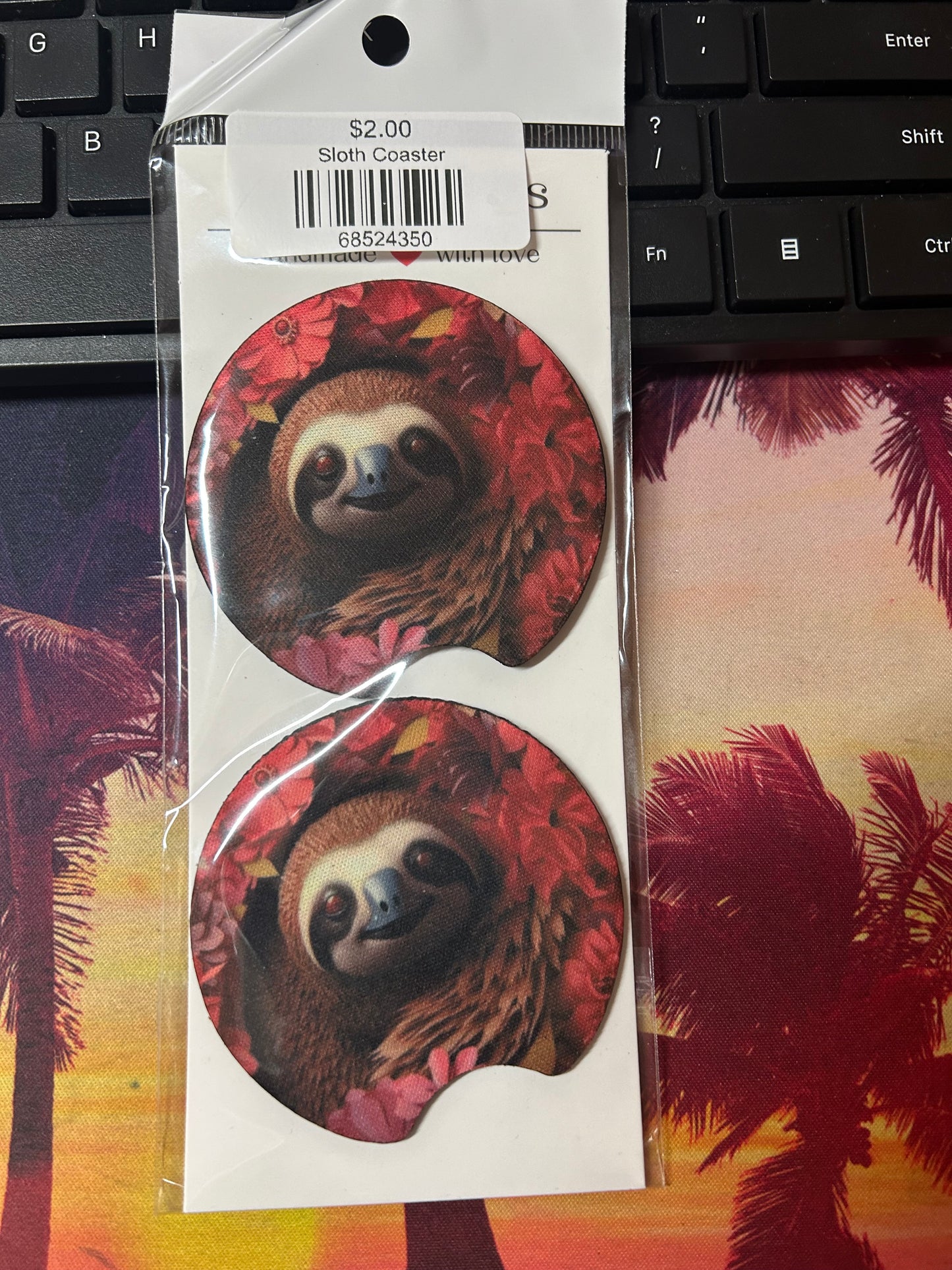 Sloth Coaster