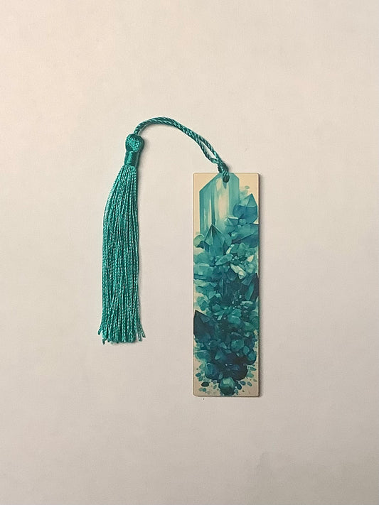 Blue Crystals Bookmark