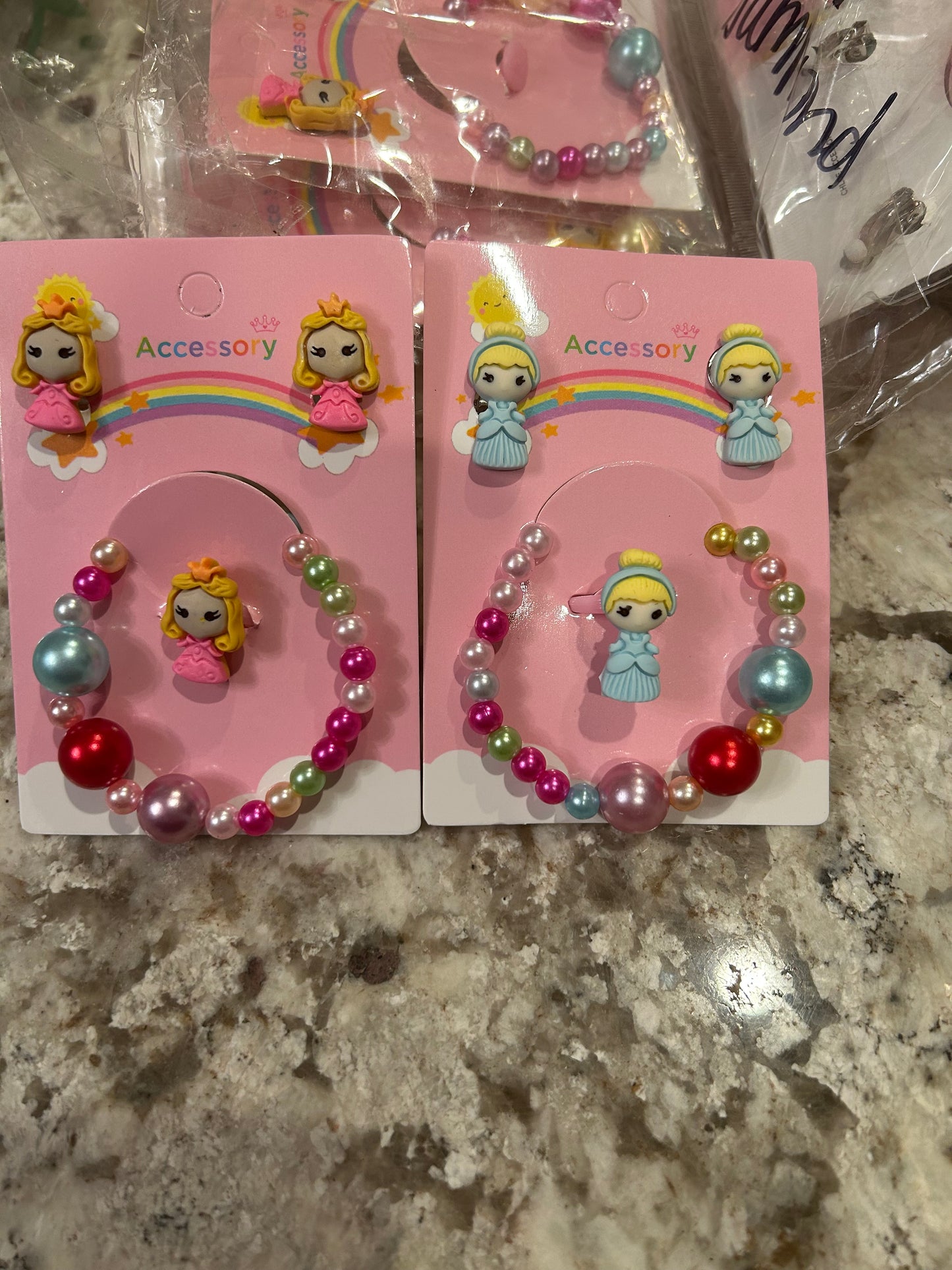 Children’s Clip On Jewelry Set