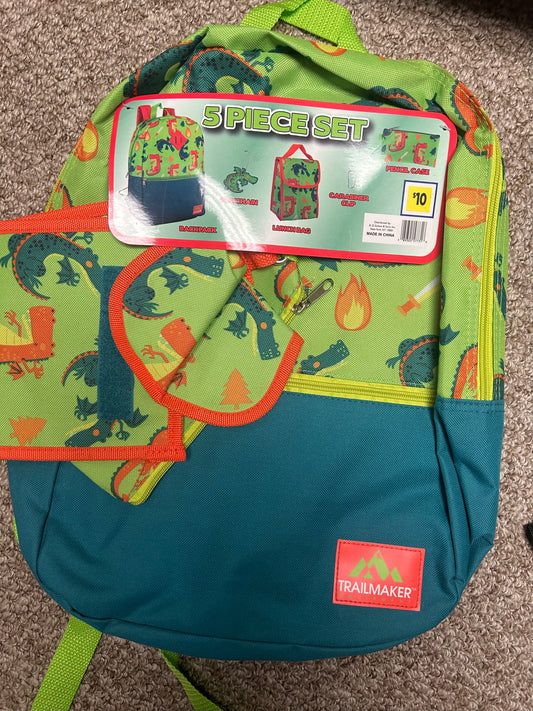 Dinosaur Backpack Set