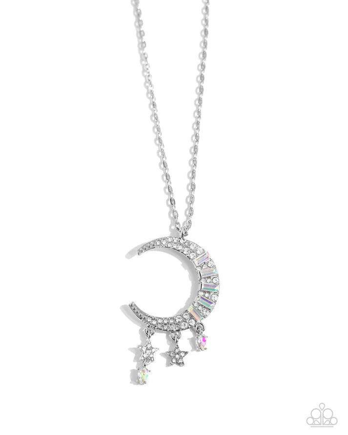 Lunar Landmark White Necklace