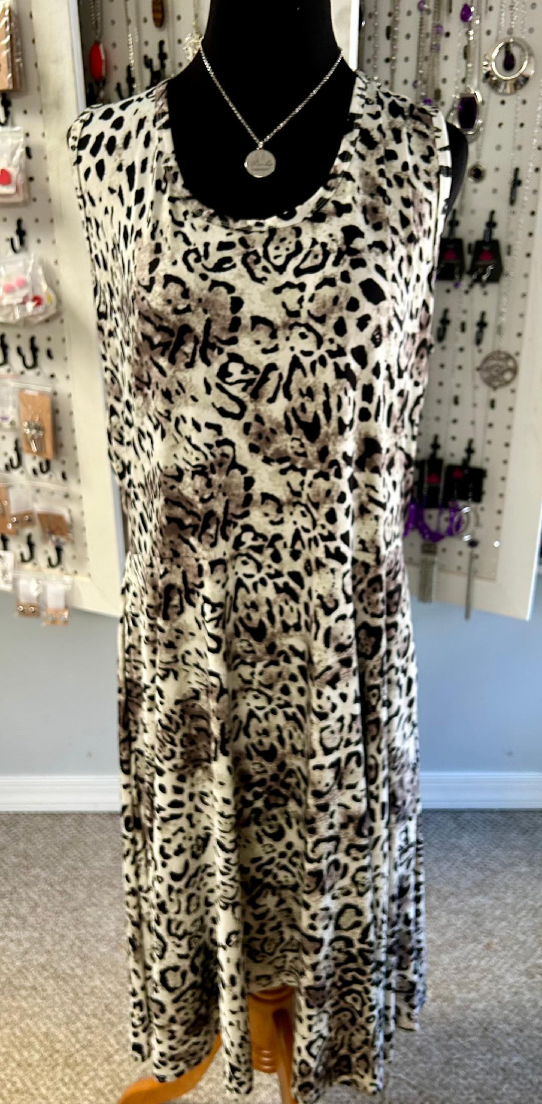 Lularoe Nicki Dress-Animal Print