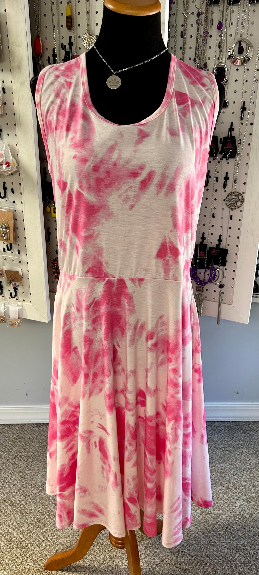 Lularoe Nicki Dress-Tie Dye